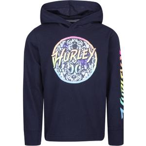 Hurley boys Long Sleeve Hooded Graphic T-shirt (X-Large)