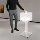 Suggestion Box with Stand, 14" Acrylic Locking Ballot Box