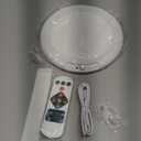 Wireless Closet Lights Motion Sensor - No Wiring Rechargeable Ceiling Light Night Light Indoor, Battery Operated Led Lights for Bedroom with Remote, Living Room Bathroom Home & Kitchen Decor Lighting (1 Pack, Multicolor)