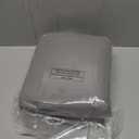 Extra Deep Pocket Twin Sheet Set for Air Mattress, 3 Piece Air Bed Sheets Set with 18-24 Inches Depth, Soft & Breathable Inflatable Bed Sheet Set with Flat Sheet, Fitted Sheet and Pillowcase, Grey (Gray)