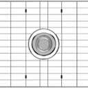 iPEGTOP Sink Bottom Grid, Stainless Steel Sink Protector 28"x 15" Centered Drain Hole with Corner Radius 1-1/2", Sink Grate for Bottom of Kitchen Single Sink Bowl with Hole Cover, One-Piece