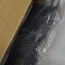 Large 2 Tier Fruit Basket for Kitchen Counter with 2 Banana Hangers, Metal Fruit Bowl with Protection Mats for Vegetable Bread Snack, Countertop Organizer  Black, 14.5" W x 9.5" D