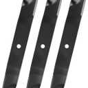 09081200 High Lift Blades Fit for Gravely A riens 60" Mower Decks, 03253900 Blades Fit for Gravely Pro-Master 260Z, A riens Max-Zoom 2560 Zero Turn Mowers, Replace for 09246600 09246600CKT, 3 Pack