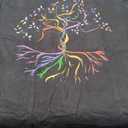 Tree Life Rainbow LGBT Cool Gay Pride Flag Ally T-Shirt XL