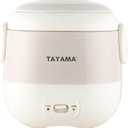 Tayama 1.5 Cup Portable Mini Rice Cooker, White (TMRC-03R)