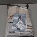 PleatedDrapes Textured Semi Sheer Burlap Curtains 84 Inches Long, Neutral Country Tan Beige Flax Linen Ceiling Track Light Filtering Curtains for Sliding Glass Door/Ofiice 2 Panels Hooks Privacy Drape