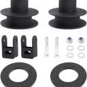 2" Front Leveling Kit Compatible with 2005-2024 Ford F250 F350 Super Duty 4WD, 2 inch High-Strength Steel Coil Spring Lift Spacers with Shock Mount Extenders & Sound Isolator