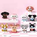 Mini Dog Building Block Sets, 9 Style Cute Dog Building Blocks Miniature Dog Figurine Toys Animal Building Blocks for Kids Birthday Party Favors Christmas Stocking Stuffers(1800+PCS)