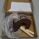 Wood Plate Stand for Display, Picture Frame Easels Stand Holder for Table Top, Display Holder for Photo Decorative Plate Artwork (Medium)