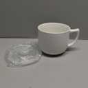 Ceramic Soup Bowl with Handle 32oz  Microwave Ramen Bowl with Lid, Soup Mugs & Cups for Cereal, Oatmeal, Ramen, Instant Noodle, Soup Container with Lid - (White)