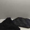 Yimobra Bathroom Rug Set 2 Piece, Soft Absorbent Chenille Bath Mat Set, Non Slip Machine Washable Quick Dry, Plush Shower Rugs for Bathroom Floor Sink Tub and Shower Outside, 32"x20"+24"x17", Black