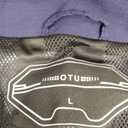 OTU Men's Lightweight Waterproof Hooded Rain Jacket Outdoor Raincoat Shell Jacket for Hiking Travel Large