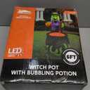 Joiedomi 6 FT Halloween Inflatables Outdoor Decorations, Halloween Animatronics Witch Blow Ups for Yard Inflatable with Build-in LEDs Party Decoration Blow up Decor