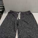 GRAPENT Barrel Jeans for Women Trendy High Waisted Pull On Wide Leg Cropped Leopard Cheetah Print Stretchy Denim Pants (XX-Large)