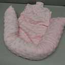 Baby Head Support and Strap Covers - Infant Head Support Pillow Super Soft Head and Neck Pillow for Car Seat Baby Headrest and Carseat Neck Cover,Light Pink