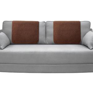 Frienda 2 Pieces Recliner Headrest Covers Sofa Headrest Protector Sherpa for Recliner Chair Couch Furniture Non Slip for Living Room(Brown)