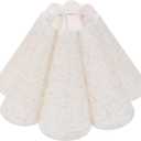 Cloth Lamp Shade Petal Lampshade Clip On Light Chandelier Lamp Shade Replacement for Table Floor Light
