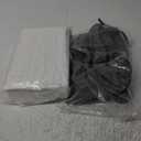 SHACOS Outdoor Bench Cushions 48 x 16 x 3.2 Inch Thick Bench Cushion, Waterproof Fade-Resistant Removable Cover with Ties Piping Edge, Bench Seat Cushions for Swing Patio Porch Furniture, Dark Gray