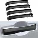 Car Door Handle Cover Compatible for 2022 2023 2024 2025 2026 Toyota Tundra Accessories Door Handle Protector for Tacoma 2024 2025 for 4Runner 2025 Matte Black