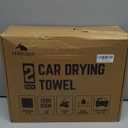 2-Pack 1200 GSM Car Drying Towels  Microfiber Towels for Cars (36" x 24"), Ultra-Absorbent, Streak-Free, Scratch-Free, No Water Spots, Double-Twist Pile & Edgeless Design (Gray)