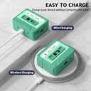 AirPods Pro 2 Case Cover, KOREDA Cute Funny Cassette Tape Design Cartoon Silicone Protective Case for AirPods Pro 2nd/1st Generation (Green)