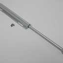 12-Inch Long Expendable and Reversible Pullout Closet Wardrobe Valet Rod with Installation screws (Matte Chrome)