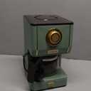 Amaste Drip Coffee Maker, Coffee Machine with 25 Oz Glass Coffee Pot, Retro Style Coffee Maker with Reusable Filter & Three Brewing Modes, 30minute-Warm-Keeping, Matcha Green