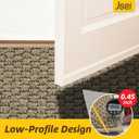 JSEI Dirt Trapper Door Mat 32"x48", Non-Slip Entryway Rugs Doormat Indoor, Washable Absorbent and Stain Resist Welcome Floor Mat for Front Door, Dog Door Mat, Dirty Wet Shoes & Paws, Beige