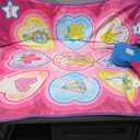 SUNLIN Dance Mat - Rhythm Step Play Mat - Dance Game Toy Pad with LED Lights, Gift for Kids Girls 3-12, Adjustable Volume, Built-in Music, 3 Challenge Levels
