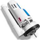 2 Inch Toilet Flush Valves, Toilet Repair Kit Dual Flush Valve Replacement Fit for One Piece Toilet Top Push Button Valve(One Piece Toilet 8" Height)