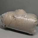 TAIMIT Beige Twin Size Comforter Set - 5 Pieces, Bed in a Bag Bedding Sets with All Season Soft Quilted Warm Fluffy Reversible Comforter,Flat Sheet,Fitted Sheet,1 Pillow Shams,1 Pillowcases