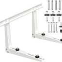 Mini Split Wall Mounting Bracket for 7000-18000 BTU Outdoor Condenser Ductless Universal Air Conditioner and Heat Pump System Support up to 330 lbs (with cross bar)