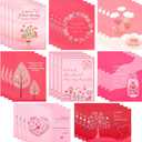 2 x Fancy Land 24 Pack Valentines Day Cards with Envelopes Religious Glitter Valentine's Cards with Envelopes Blessings Note Blank Inside 4 X 5.25
