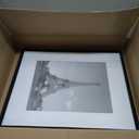 upsimples 16x20 Picture Frame, Display Pictures 11x14 with Mat or 16 x 20 Without, Wall Hanging Poster Frame, Black, 1 Pack