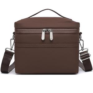 sorozien Insulated Lunch Bag for Women Adult Lunch Box Lightweight Waterproof Lunchbox Soft Cooler Reusable Lunch Bags for Work (Small(4 L), Coffee)