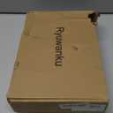 ryuwanku Bathroom Faucet Brushed Nickel Modern Waterfall Bathroom Sink Faucet with Single Handle Suitable for 1 or 3 Holes, Supply Deck Plate and Hose