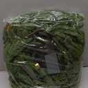 Christmas Wreath -24 Inch Real Touch Norfolk Pine Wreath for Front Door, Christmas Wreath with Lights, Greenery Wreath with Ribbon Bell for Home Table Wall Window Indoor Outdoor Christmas Decoration (24" x 1)