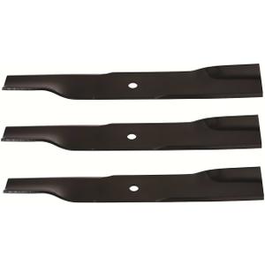 Oregon 52 Inch Lawn Mower Blades, Fits Hustler, Dixie Chopper & More | 3-Pack High-Lift Blade for 52" Deck, 17-7/8" Length, Replacement for Hustler 603995, 783753, Dixie Chopper 30227-52X & More