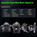 Engine Motor Mount Compatible with 2011-2016 Odyssey 3.5L Touring Elite Replacement for A4587 A65057 A4575EL A65017EL Set of 4