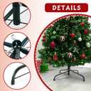 16 Inch Metal Christmas Tree Stand for 4 to 10ft Christmas Trees, Heavy Duty Folding Christmas Tree Stand, Universal Artificial Christmas Tree Stand Replacement