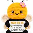 Mom to Be Gifts, Crochet Bee Emotional Support Gift for Pregnant Women