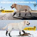 EXPAWLORER Dog Socks to Prevent Licking Paws with Grippers for Hot Pavement & Hardwood Floors Anti Slip, Reflective Dog Shoes Booties Boots & Paw Protectors with for Small Medium Large Senior Dogs XL