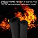 PATIKIL 4-1/4"(108mm) ID x 6.6Ft Pipe Insulation Foam Tube, Pipe Cover Wrap Roll Bar Padding Tubing for Handle Grip HVAC Outdoor Air Conditioner Units, Black