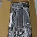 Laiensia Double Rods Garment Rack with Wheels, Clothing Rack for Hanging Clothes,4 Hooks, Multi-functional Bedroom Clothes Rack, Black