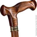 Asterom Handcrafted Canes for Men - Ergonomic, Stylish, Wooden Walking Cane for Men, Cool Walking Sticks for Seniors, 34"