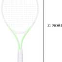 Children's Tennis Racket for 2 Players, Suitable for Beginners, pre Worn 27 inch Lightweight Children's Racket, Suitable for Boys and Girls, Equipped with Tennis