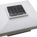 Solar Post Cap Deck Light 4x4 White Low Profile 4 SMD LEDs (2 Pack) PL251