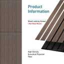 6 Pack Acoustic Wall Panels, 47.2" X 23.6" Sound Absorbing Panels, Decorative Sound Proof Panels for Home, Office, Studio Room, Deep Walnut