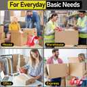 Packing Tape with Dispenser, Heavy Duty Shipping Tape Packaging Tape Dispensers for Shipping Mailing Moving Sealing Storage and Packing, 2 in. x 22.2 yd., 6 Tape Rolls with Dispensers