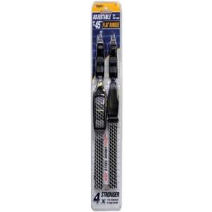 Adjustable 45" Silver - Steel Hooks w/Latches